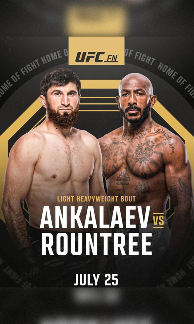 UFC: Khalil Rountree Jr. vs. Magomed Ankalaev
